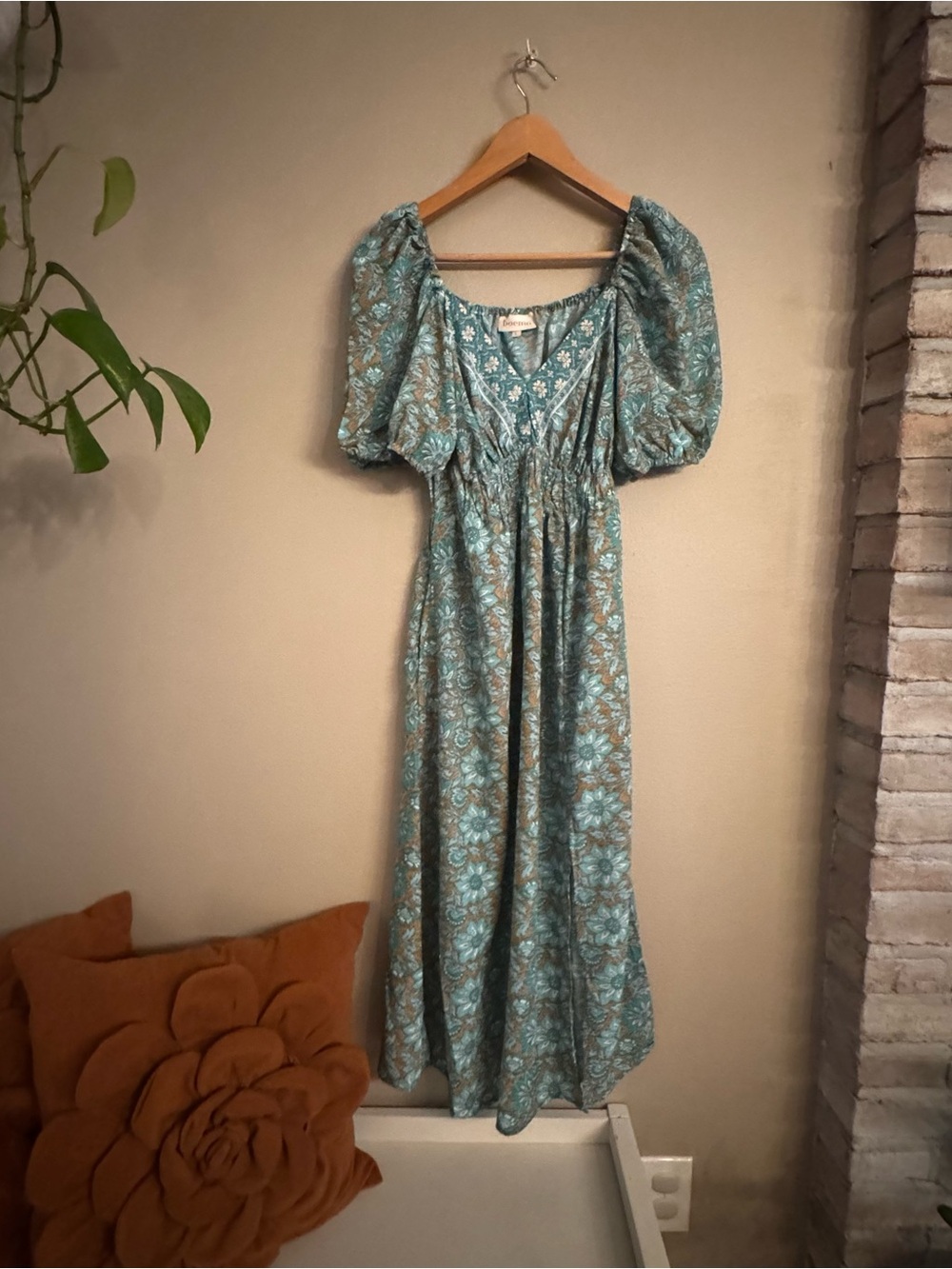 Vintage ANTHRO | BOEMO Floral Maxi‎ Dress
